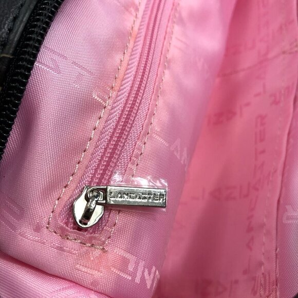 Lancaster Black Floral Shoulder Bag - Picture 9 of 10